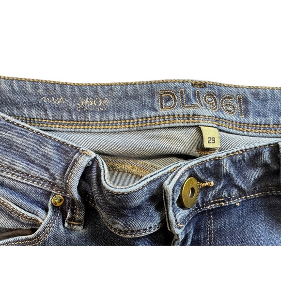 DL1961 Bootcut Jeans 2 Way 360 Stretch‎ Denim Dark Wash Size 29 Cindy Slim Boot - Picture 4 of 11